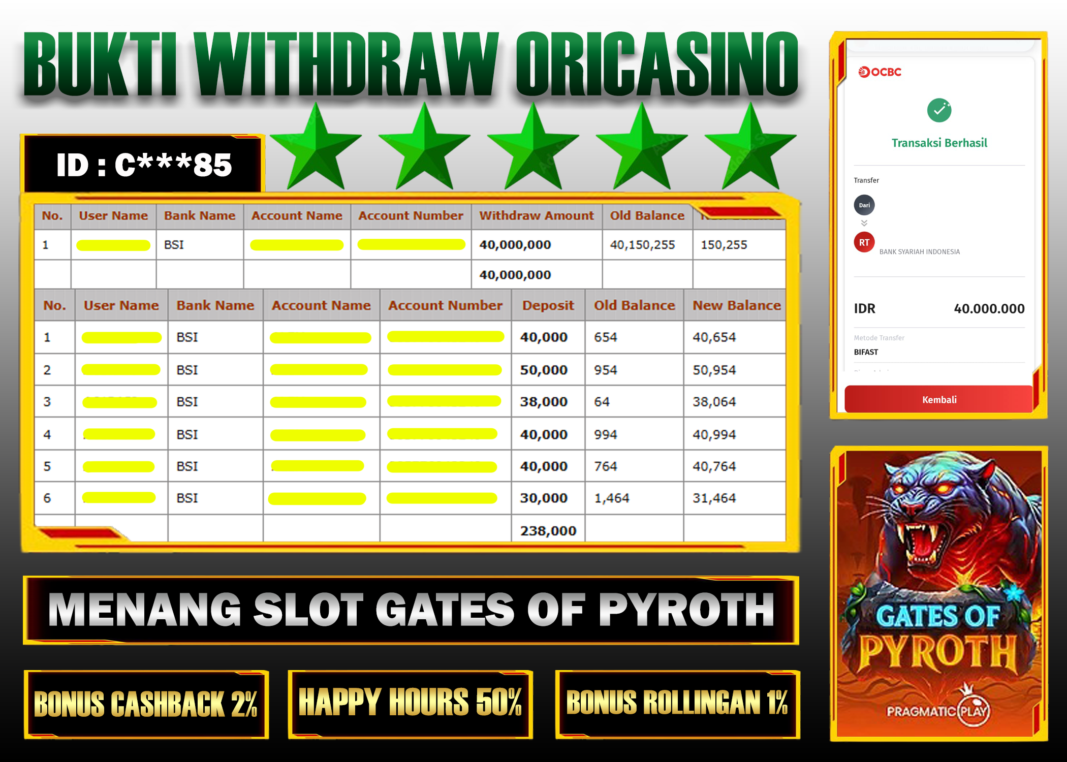 BUKTI KEMENANGAN SLOT GATES OF PYROTH PROVIDER PRAGMATIC PLAY